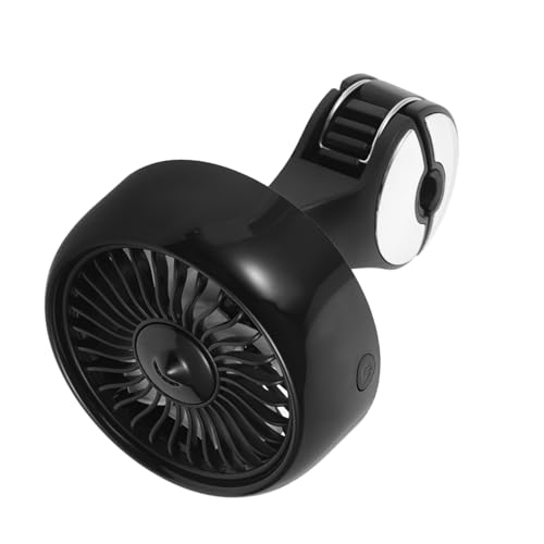 LABRIMP USB Auto für Rücksitz mit Verstellbarem Luftstrom Kraftvollem Kühlgebläse Kabelloser Stromversorgung Elegantes Design für Auto Rückbank Nutzung von LABRIMP
