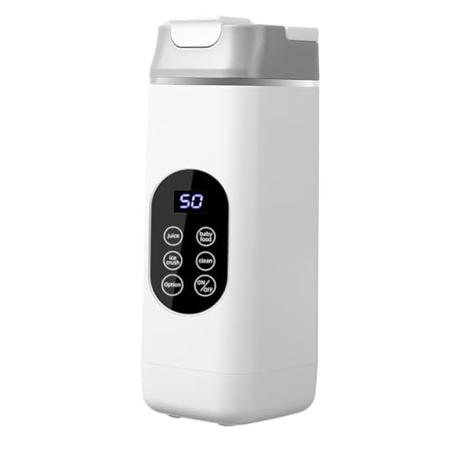 LABRIMP USB Wiederaufladbarer Tragbarer Entsafterbecher mit Klingen Elektrischer Mini-smoothie-mixer Selbstreinigend Kompakt und Leicht für Outdoor Fitness Büro und Reise von LABRIMP
