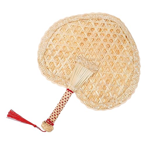 LABRIMP Vintage Handfächer aus Handgewebter Sommerfächer Retro Charm für Dekoration und Kühlung Handheld Fan für Heiße Sommertage LABRIMP Vintage Handfächer aus Handgewebter Sommerfächer Retro Charm für Dekoration und Kühlung Handheld Fan für Heiße Sommertage von LABRIMP
