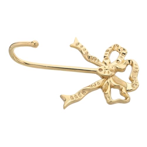 LABRIMP Vintage Messing Wandhaken Schleife Bowknot Metall Garderobenhaken mit Starker Tragfähigkeit Dekorativer Türhaken und Handtuchhalter für Schlafzimmer Küche Bad Wohnzimmer von LABRIMP