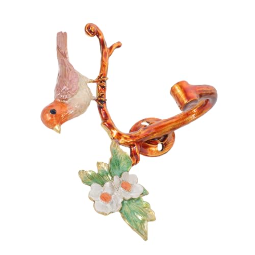 LABRIMP Vintage Metall-wandhaken mit Vogel Blumenmotiv Dekorative Einzelhaken aus Legierungsmetall Platzsparend für Flur Garderobe Schlüssel Kleidung und Kleine Gegenstände LABRIMP Vintage Metall-wandhaken mit Vogel Blumenmotiv Dekorative Einzelhaken aus Legierungsmetall Platzsparend für Flur Garderobe Schlüssel Kleidung und Kleine Gegenstände von LABRIMP