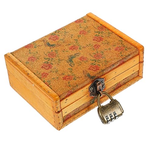 LABRIMP Vintage Schmuck Organizer aus Holz Retro Aufbewahrungsbox für Ohrringe und für Schlafzimmer Dekoration und Schmuckaufbewahrung Handgefertigt mit Nostalgischem Design LABRIMP Vintage Schmuck Organizer aus Holz Retro Aufbewahrungsbox für Ohrringe und für Schlafzimmer Dekoration und Schmuckaufbewahrung Handgefertigt mit Nostalgischem Design von LABRIMP