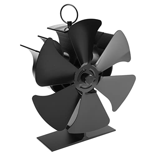 LABRIMP Wärmebetriebener Kaminventilator mit Rotorblättern Geräuscharmer Ofenventilator für Effiziente Luftzirkulation und Optimierte Wärmeverteilung im für Holzöfen und von LABRIMP
