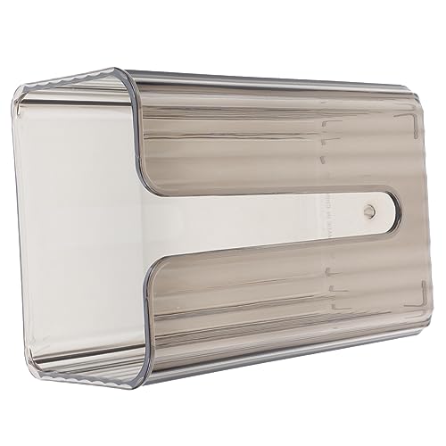 LABRIMP Wandmontage Papiertuchspender Multifunktionale Tissue Box für Badezimmer und Toilette Platzsparend ohne Bohren für Handtücher und Kosmetiktücher von LABRIMP