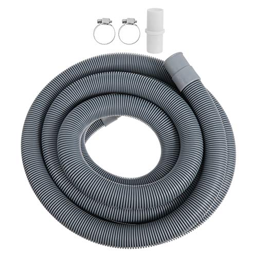LABRIMP Waschmaschinen Ablaufschlauch Set mit und Klemmen Flexibles Langlebiges Wasserrohr für Küchen und Badezimmer Einsetzbar Installieren LABRIMP Waschmaschinen Ablaufschlauch Set mit und Klemmen Flexibles Langlebiges Wasserrohr für Küchen und Badezimmer Einsetzbar Installieren von LABRIMP