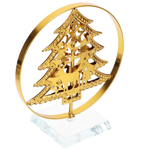 LABRIMP Weihnachtsbaum Tischdeko aus Metall Festliche Weihnachtsornamente für Wohnzimmer Büro und Partys Lustige Weihnachtsdekoration für Desktop und Fotorequisiten LABRIMP Weihnachtsbaum Tischdeko aus Metall Festliche Weihnachtsornamente für Wohnzimmer Büro und Partys Lustige Weihnachtsdekoration für Desktop und Fotorequisiten von LABRIMP