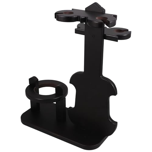 LABRIMP Weinregal Geigenform aus Holz Stilvoller Flaschenhalter für Weinflaschen und Gläser Platzsparender Weinspeicher für Zuhause Bar und Partys Vintage für von LABRIMP
