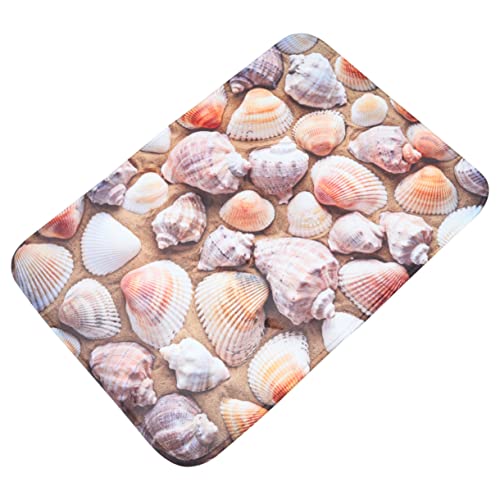 LABRIMP rutschfeste Fußmatte mit Dreidimensionalem Muschelmuster Flauschiger Wasserabsorbierender Bodenbelag für Badezimmer Schlafzimmer und Waschbar und Atmungsaktiv LABRIMP rutschfeste Fußmatte mit Dreidimensionalem Muschelmuster Flauschiger Wasserabsorbierender Bodenbelag für Badezimmer Schlafzimmer und Waschbar und Atmungsaktiv von LABRIMP