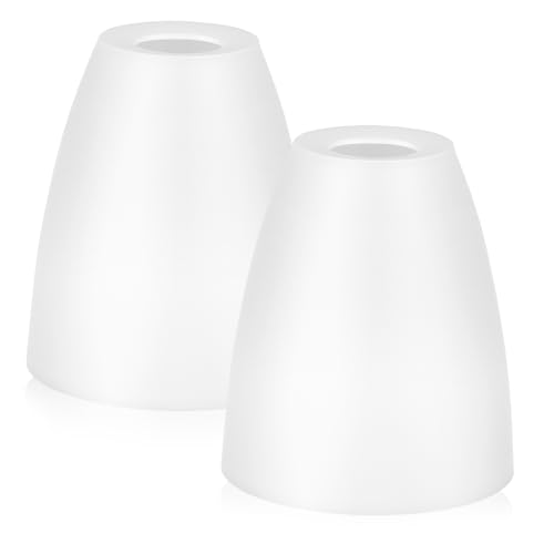 Robustes und Schlichtes Design 2 Weiße Lampenschirme Aus Kunststoff 30 Mm E14 Lampenschirm-set für Schreibtischlampen von LABRIMP