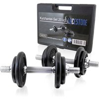 Lacestone - 20Kg Kurzhantel Set Hanteln Krafttraining Hantelset mit Gewichte aus Gusseisen und Sternverschlüsse Lacestone - 20Kg Kurzhantel Set Hanteln Krafttraining Hantelset mit Gewichte aus Gusseisen und Sternverschlüsse von LACESTONE