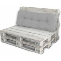 Palettenkissen Palettenauflagen Sitzkissen Rückenlehne Kissen Palette Polster Sofa Couch Hellgrau - Rückenteil von LACESTONE