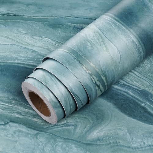 LaCheery Klebefolie Möbel Marmor Blau Matt Küchenfolie Selbstklebend Arbeitsplatte 90cm x 400cm Möbelfolie Küchenfront Vinyl Folie für Möbel Marmor Optik Wasserdicht für Tische Schränk Kommode LaCheery Klebefolie Möbel Marmor Blau Matt Küchenfolie Selbstklebend Arbeitsplatte 90cm x 400cm Möbelfolie Küchenfront Vinyl Folie für Möbel Marmor Optik Wasserdicht für Tische Schränk Kommode von LACHEERY
