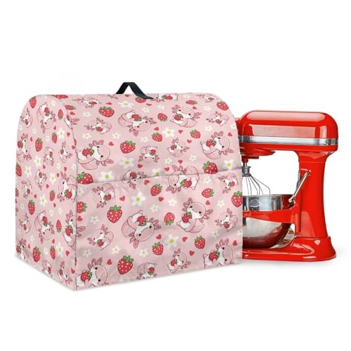 LACIYISON Axolotl Abdeckung für Küchenhelfer, 6-8 Qt Mixer-Abdeckung mit Taschen, Standmixer-Zubehör, kleine Geräteabdeckungen mit Tasche und Griff, groß LACIYISON Axolotl Abdeckung für Küchenhelfer, 6-8 Qt Mixer-Abdeckung mit Taschen, Standmixer-Zubehör, kleine Geräteabdeckungen mit Tasche und Griff, groß von LACIYISON