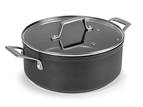 LACOR 48028 Kasserolle mit Deckel, eloxiertes Aluminium von LACOR