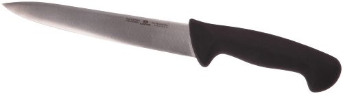 Lacor Küchenmesser mit Prägung, Edelstahl, Schwarz, 21 cm von LACOR
