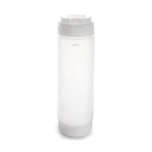 LACOR 61978 Fläschchenflasche, Saucenbehälter, Polypropylen, auslaufsicher, Silikon-Tülle, BPA-frei, 500 ml, weiß von LACOR