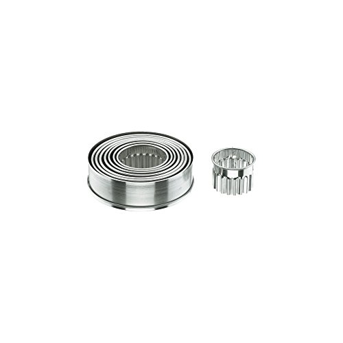 LACOR 68070 Set mit 9 Teigausstecher, rund, gewellt von LACOR