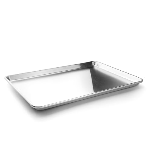 Lacor - 68466 - Master Backblech, Bratofen, Profi-Backblech, Backofen & Gefrierschrank, Stapelbar, Aluminium Natur, 53x38 cm, Höhe 2.5 cm von LACOR