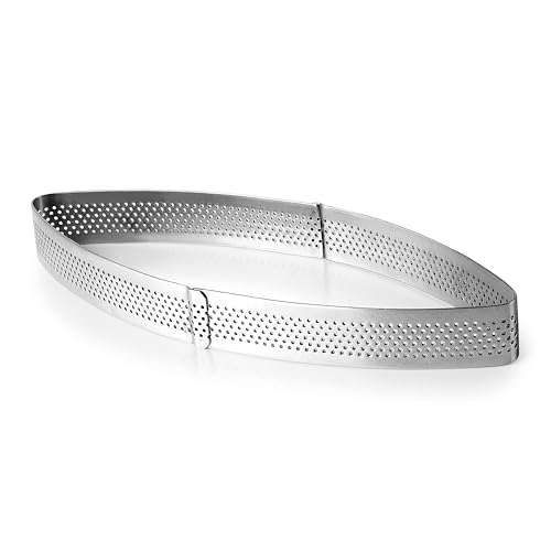 LACOR - 68498 - perforierter Ring, mikroperforiert, außergewöhnliche Verarbeitung, ideal für Brise, Edelstahl 18/10, spülmaschinenfest, ofenfest, gefriergeeignet, 18 x 8 x 2 cm von LACOR