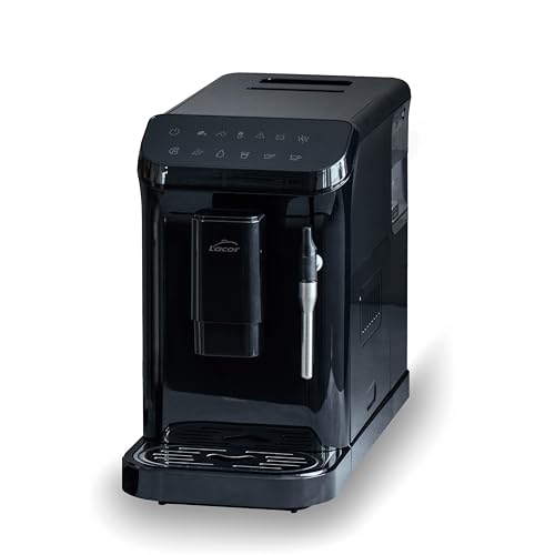 Lacor 69435 - Sabore Kaffeevollautomat, frisch gemahlener Kaffee, AutoClean-System, 15 Mahlstufen, Dampf inklusive Lacor 69435 - Sabore Kaffeevollautomat, frisch gemahlener Kaffee, AutoClean-System, 15 Mahlstufen, Dampf inklusive von LACOR