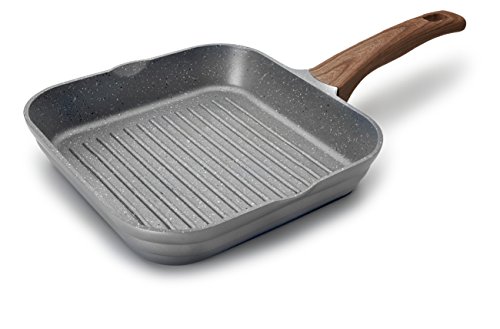 Lacor Aluminium Grill Inductionfähig Stilo24 cm, Grau, 44 cm von LACOR