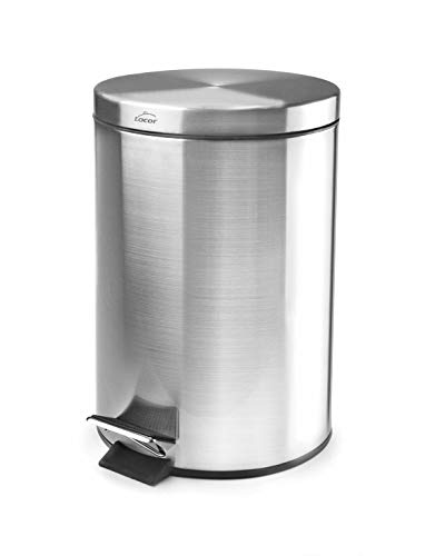 Lacor Edelstahl Treteimer, Silber, One Size, 12 Litre von LACOR