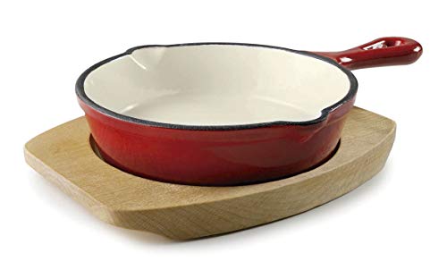 LACOR Bratpfanne Magma RED D.13,5 cm pfanne, Metall, Rot antik, One Size von LACOR