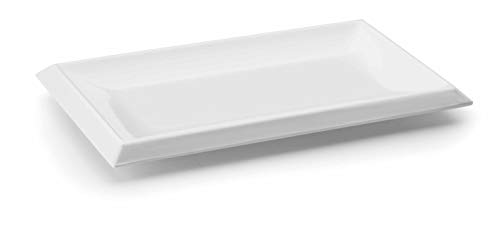 LACOR Klassisch Servierschale, Sperrholz, weiß, 26 x 16 x 2 cm von LACOR