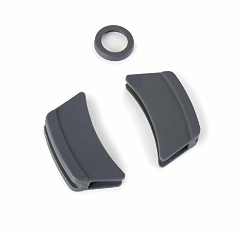 Lacor – 3 Pack Displayschutzfolie aus Silikon für Pfannen Lacor Runde Kasserole grau von LACOR