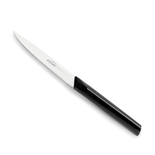 LACOR - 38224 - Master Kitchen Knife, Edelstahl, konische Schleifkante, rutschfester Griff, scharf & widerstandsfähig, Handreinigung, geeignet für jede Art von Fleisch und Fisch, 12,5 cm von LACOR