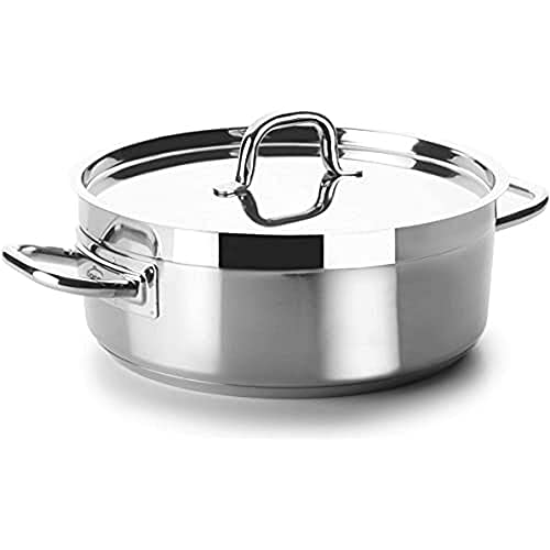 LACOR 54024 Bratentopf mit Deckel Durchmesser 24 cm Chef Luxe von LACOR
