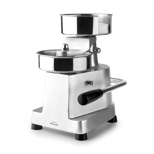Lacor - 60227 - Hamburgerpresse, Edelstahl, Hebelmechanik, 500 Abstandshalter, Rutschfest, Leicht zu Reinigen, 13 cm Lacor - 60227 - Hamburgerpresse, Edelstahl, Hebelmechanik, 500 Abstandshalter, Rutschfest, Leicht zu Reinigen, 13 cm von LACOR