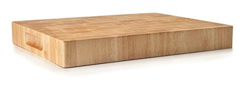 Lacor 60488 Schneidebrett Rubber, Holz, braun, 33x 25x 4 cm von LACOR