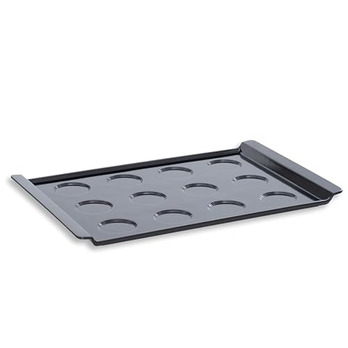 Lacor - 60750 - Catering-Tablett, Modernes Catering-Tablett, Catering & Events, Wiederverwendbar und Unzerbrechlich, BPA-frei, 100% Stapelbar, Schwarz, 12 Kavitäten, Maße: 42x8.5 cm von LACOR