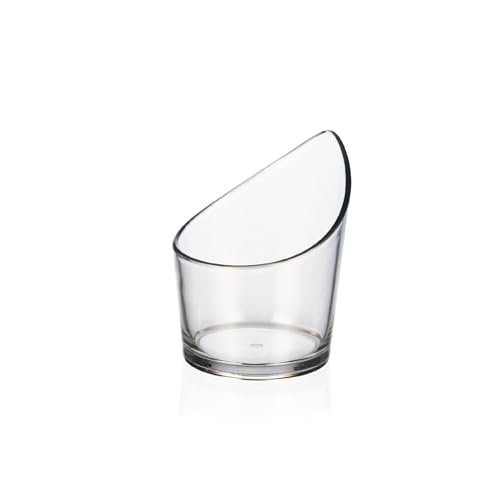 Lacor - 60785 - Degustare Transparentes Glas, Set mit 6 Einheiten, BPA-frei, wiederverwendbar und unzerbrechlich, spülmaschinenfest, Geschirr für Catering und Feiern, Melamin, 65 ml von LACOR