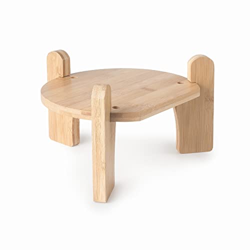 Lacor - 61956 - Wasserkannenhalter, Getränkespenderhalter, Kannenhalter mit Ref. 61951, Einfache Reinigung, 100% Bambus, widerstandsfähig und langlebig, 21 x 14,5cm von LACOR