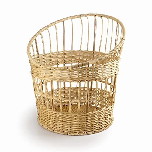 LACOR - 63492 - Panera Baguette, Panera zur Aufbewahrung von Brot, Korb mit Weidenoptik, Polypropylen mit Edelstahlverstärkung, 32 x 42 cm, Hellbraun LACOR - 63492 - Panera Baguette, Panera zur Aufbewahrung von Brot, Korb mit Weidenoptik, Polypropylen mit Edelstahlverstärkung, 32 x 42 cm, Hellbraun von LACOR
