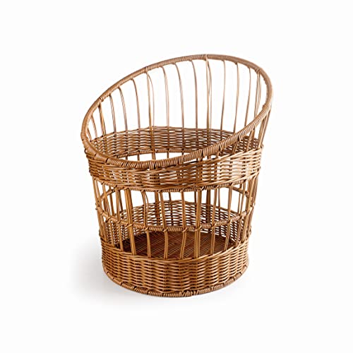 LACOR - 63493 - Panera Baguette, Panera zur Aufbewahrung von Brot, Weidenkorb, Polypropylen mit Edelstahlverstärkung, 32 x 42 cm, Dunkelbraun LACOR - 63493 - Panera Baguette, Panera zur Aufbewahrung von Brot, Weidenkorb, Polypropylen mit Edelstahlverstärkung, 32 x 42 cm, Dunkelbraun von LACOR