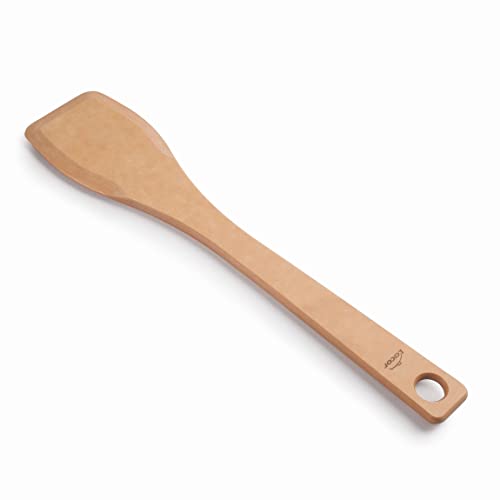 Lacor - 68166 - Natürlicher Spachtel, langer Griff, Holzfaser, natürlich, umweltfreundlich, Loch zum Aufhängen, spülmaschinenfest, 29,5 cm von LACOR