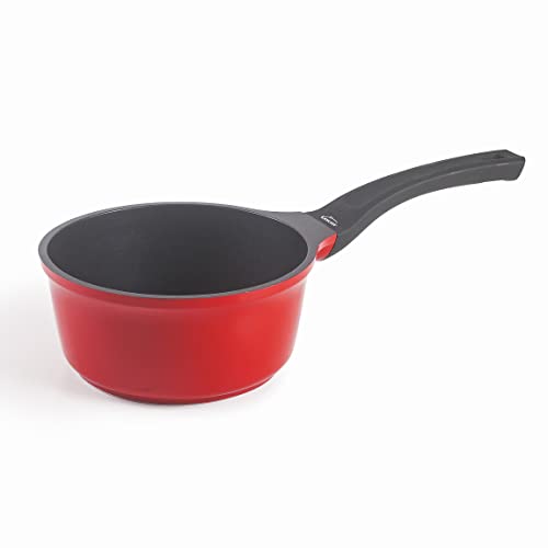 LACOR - 25958 - Cocotte -Topf, Antihaft-Kochtopf, Küchenutensilien, Kompatibel mit allen Arten von Herden Inklusive Induktion, Aluminiumguss, Durchmesser 18 cm, Inhalt 1,8 L von LACOR