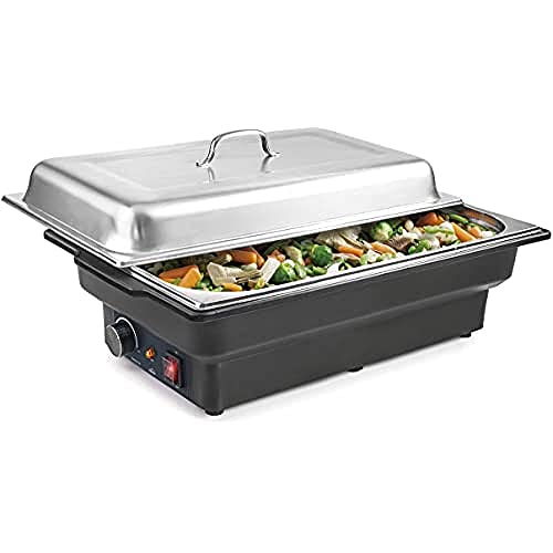 Lacor 69336 Elektrischer Chafing Dish, 900 W, 8'50 l, Edelstahl von LACOR