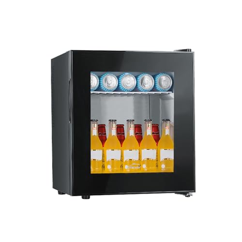 Lacor - 69675-36L Thermoelektrische Minibar, umkehrbare Tür aus gehärtetem Glas, einstellbarer Thermostat, LED-Beleuchtung, automatisches Abtauen, internes Fach, Verbrauch 176 kWh-Jahr von LACOR
