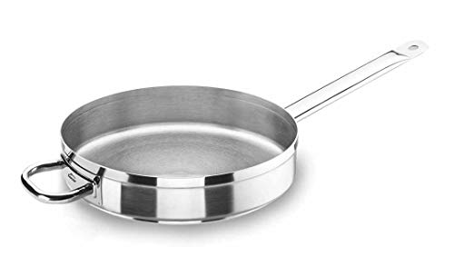 Lacor Chef Luxe Sauteuse, Edelstahl, Silber, 28 cm von LACOR