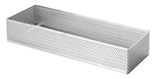 LACOR 68591 Perforiert Rechteckig Oval, Edelstahl, grau, 7 x 20 x 4 cm von LACOR