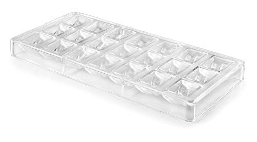 Lacor Schokolade Schimmel Onduliert, Polystyrene, Transparent, 27.5 x 13.5 x 2.4 cm von LACOR