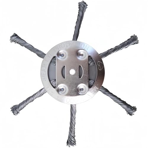 LADAMI verbesserter Unkrautschneider、150mm、freischneider zubehör effektive 、Wildkrautbürste für Motorsense、 Effektive Moosentfernung und Unkraut von LADAMI