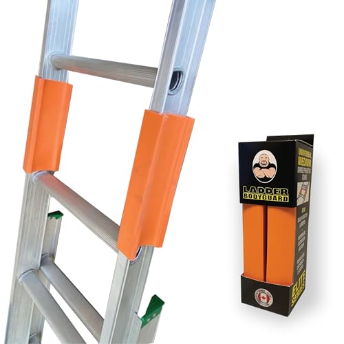 LADDER BODYGUARD Leiterstabilisator für Dachrinnen und Dach, universell passend, rutschfest, Fallschutz, Kratzschutz, Leiter-Sicherheitsabdeckungen, starker Griff, Eckabdeckung, orange, Kautschuk LADDER BODYGUARD Leiterstabilisator für Dachrinnen und Dach, universell passend, rutschfest, Fallschutz, Kratzschutz, Leiter-Sicherheitsabdeckungen, starker Griff, Eckabdeckung, orange, Kautschuk von LADDER BODYGUARD