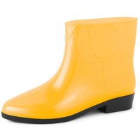 Ladeheid Damen Kurze Gummistiefel LAZT201801 (Gelb, 40 EU) von LADEHEID