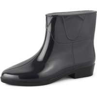 Ladeheid Damen Kurze Gummistiefel LAZT201801 (Schwarz/Schwarz, 40 EU) von LADEHEID