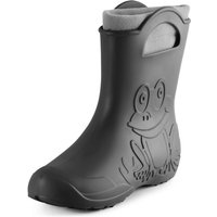 Ladeheid Damen federleichte EVA Gummistiefel Winter Regenschuhe gefüttert LA-CA-12 (Carbone, 36/37 EU) von LADEHEID
